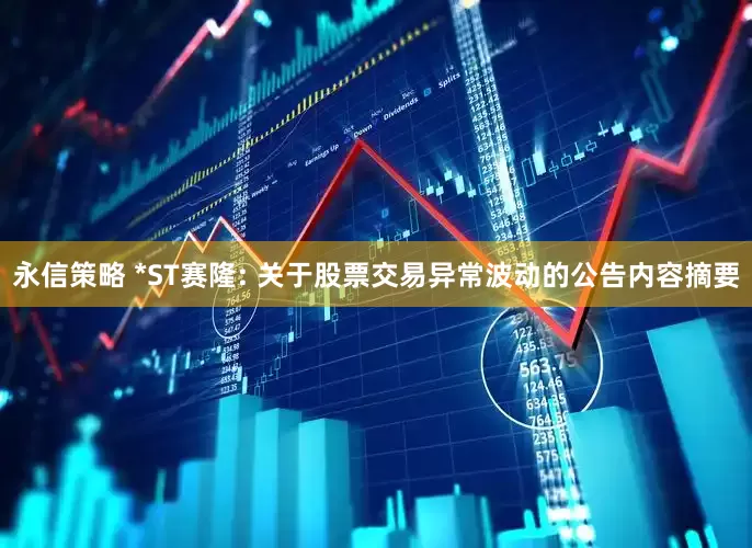 永信策略 *ST赛隆: 关于股票交易异常波动的公告内容摘要